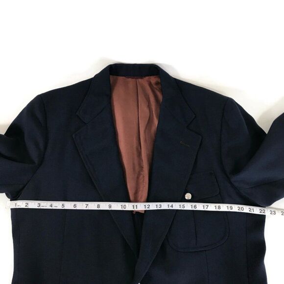 Vintage Cricketeer for Robert Burns Button Down Blazer /Suit Jacket Size 44 Long - Picture 10 of 15